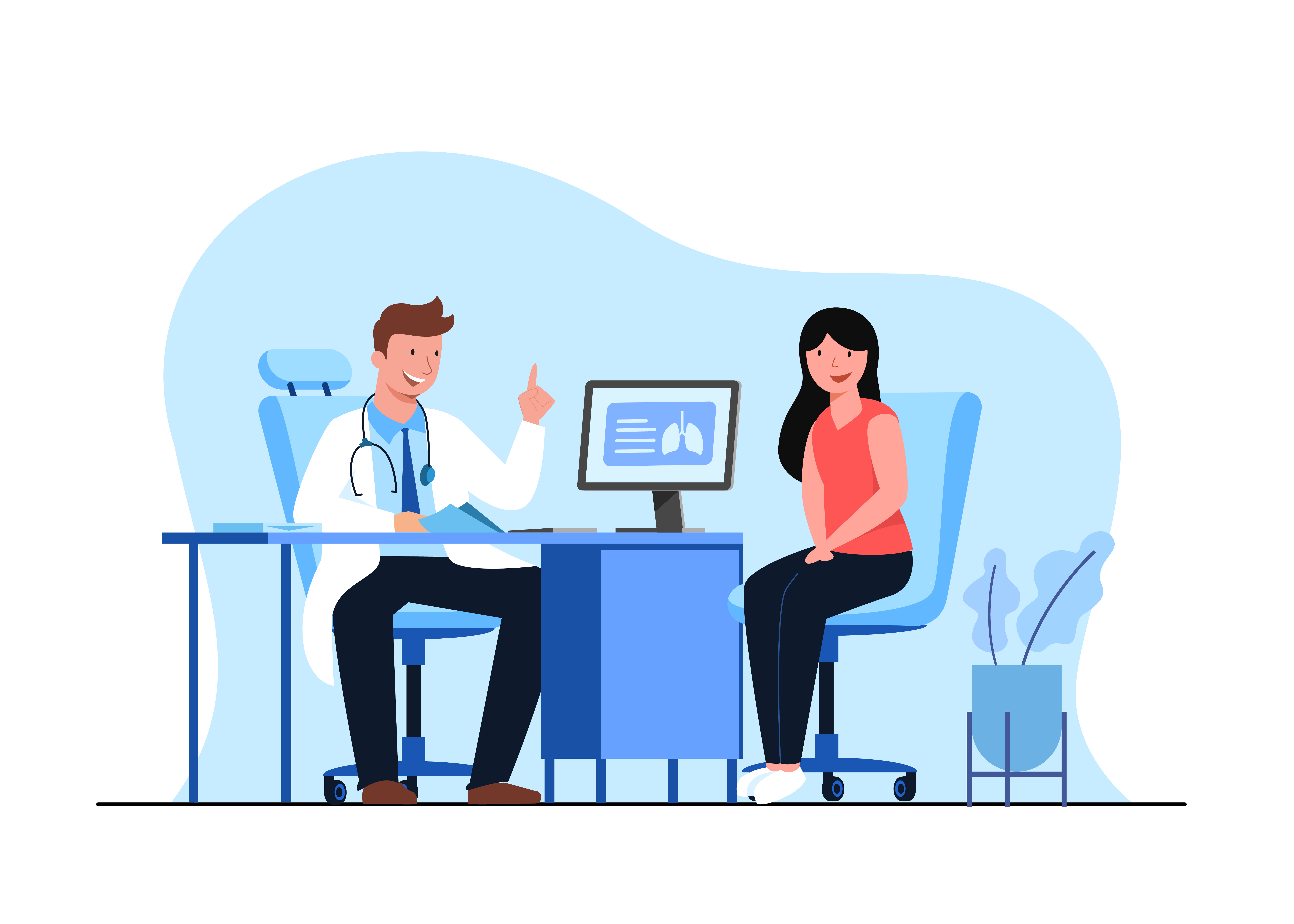 Modern medical clinic